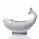 White porcelain sauce boat fish Ocean France, 1970s-1980s