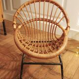 Chair shell child rattan