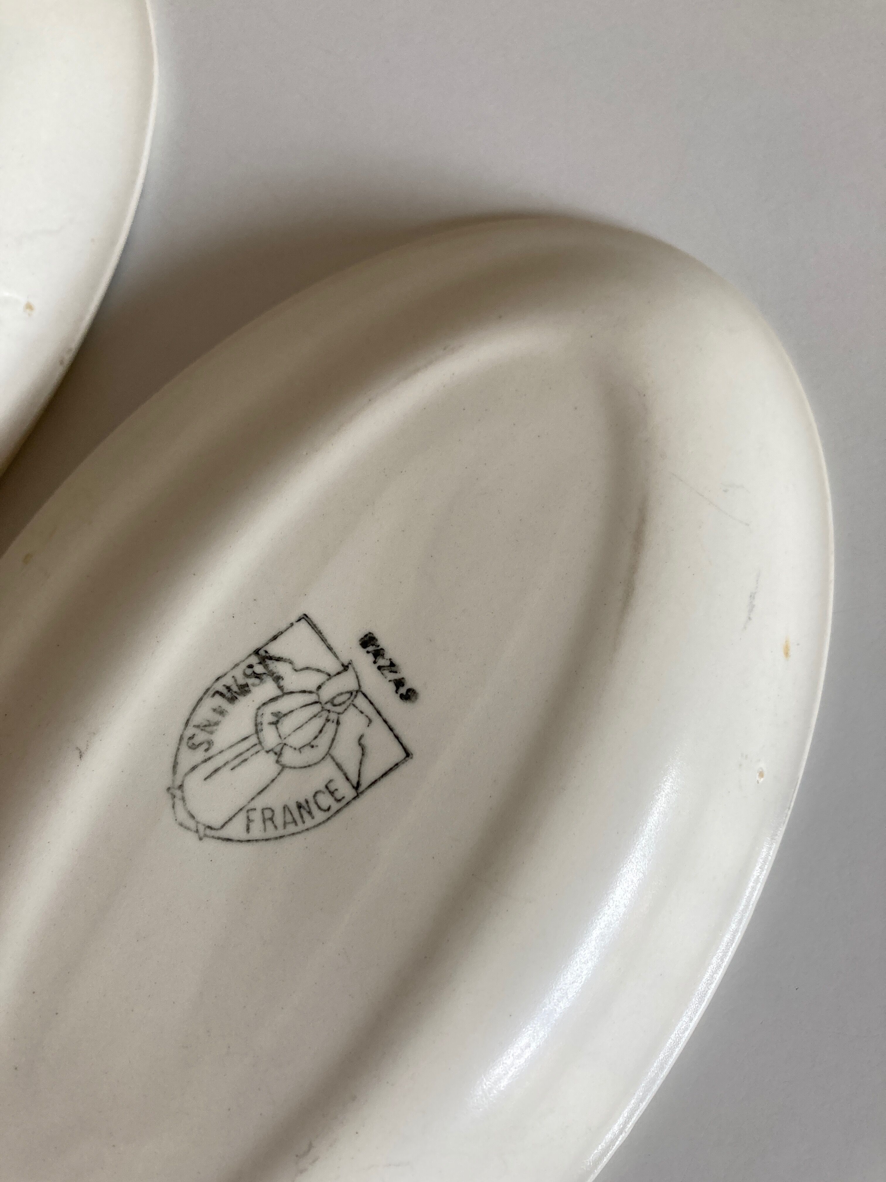 Pair of Bazas dishes from Salins 1960
