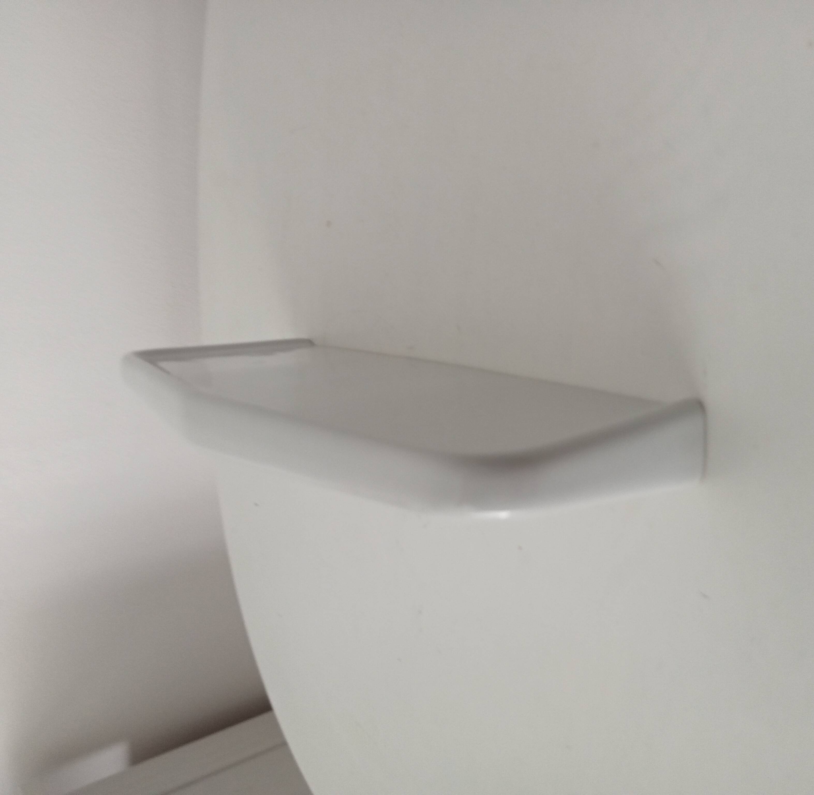 60s ceramic bathroom wall shelf