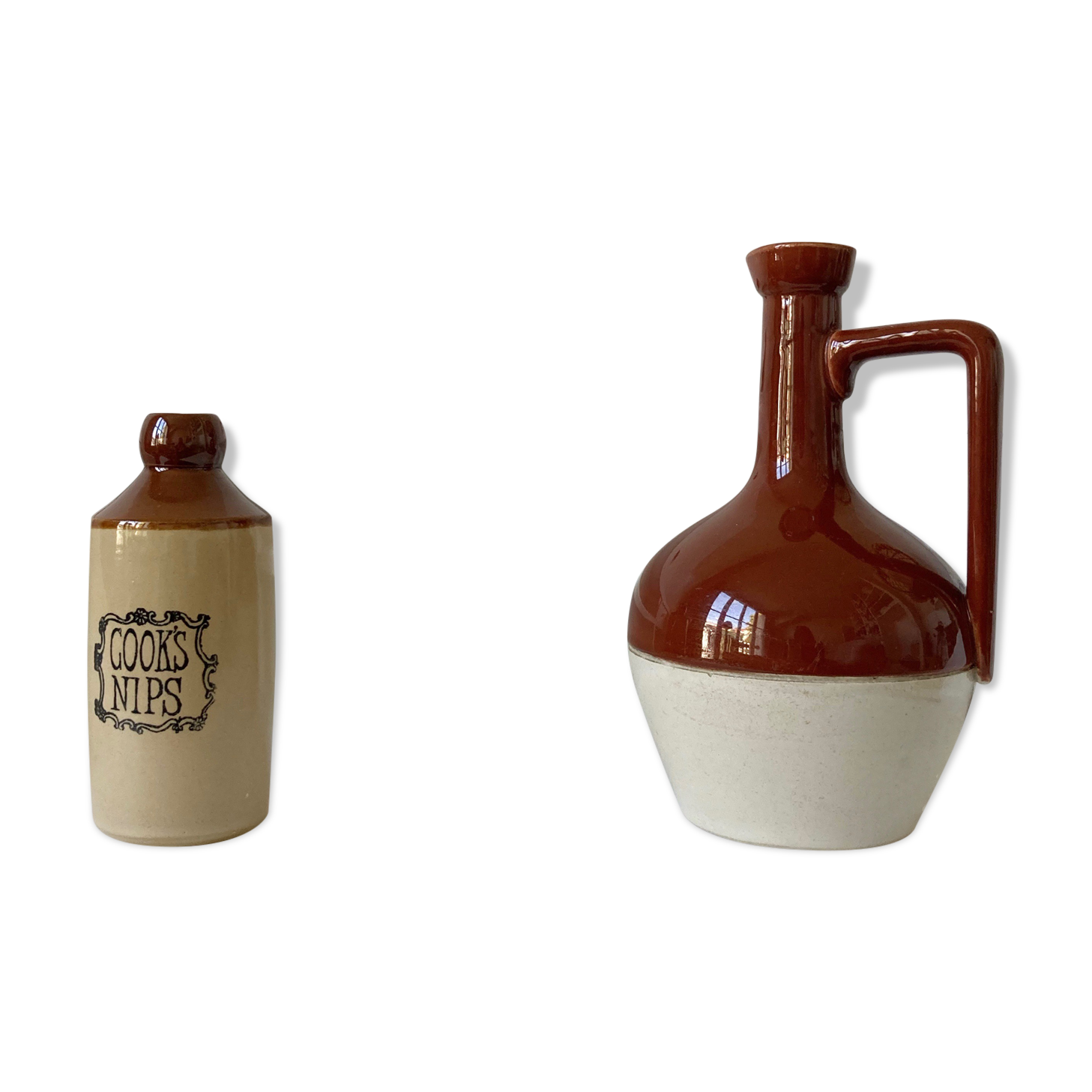 Old sandstone bottles