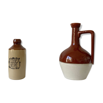 Old sandstone bottles