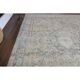 1970s Vintage Persian Handmade Wool Cotton Blue Area Rug 298x384