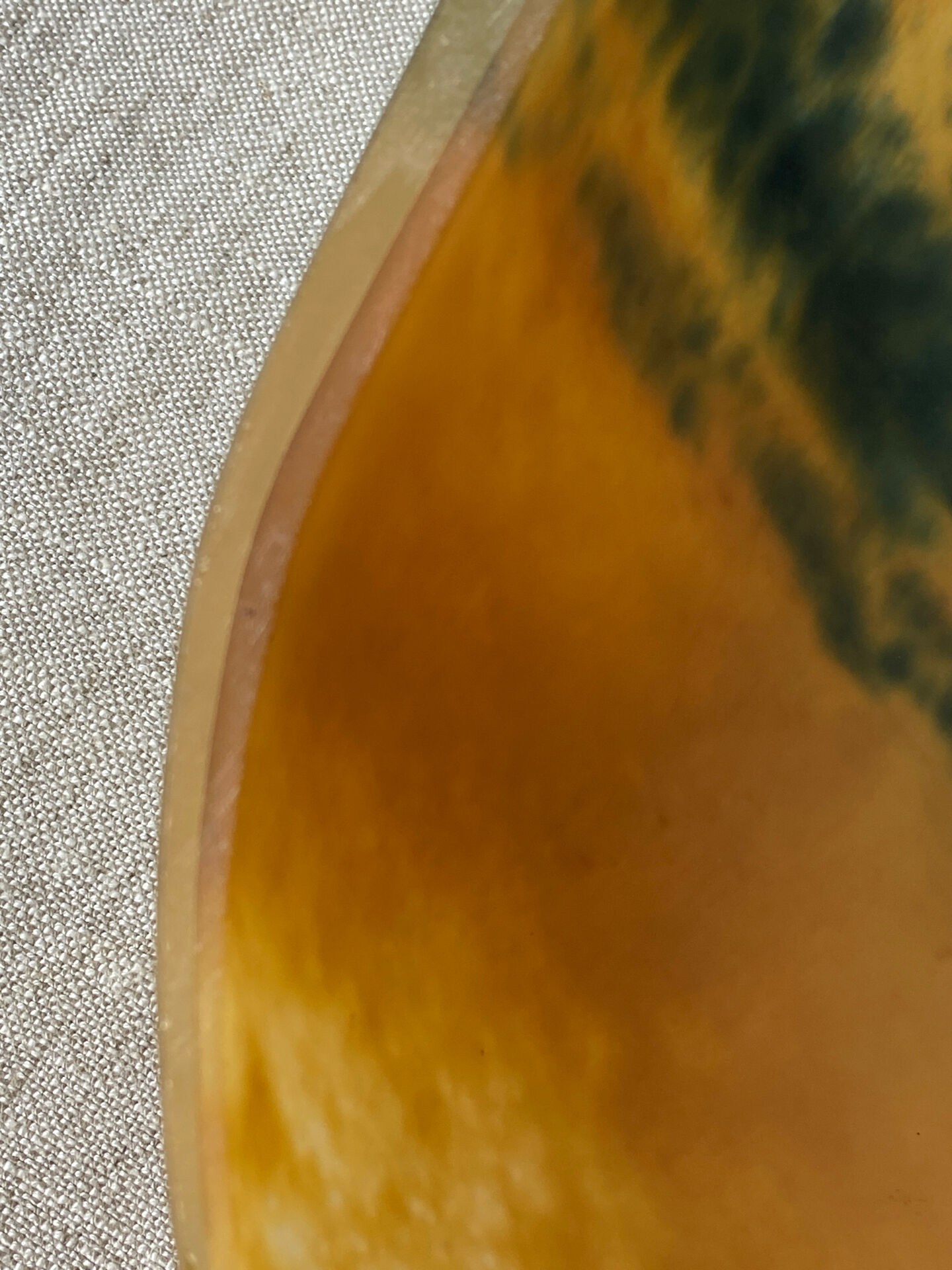 Wall light in glass paste