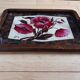 Wooden tray, 1950s.