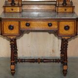 Victorian Hairdresser in Amboyna and Ebony Restored