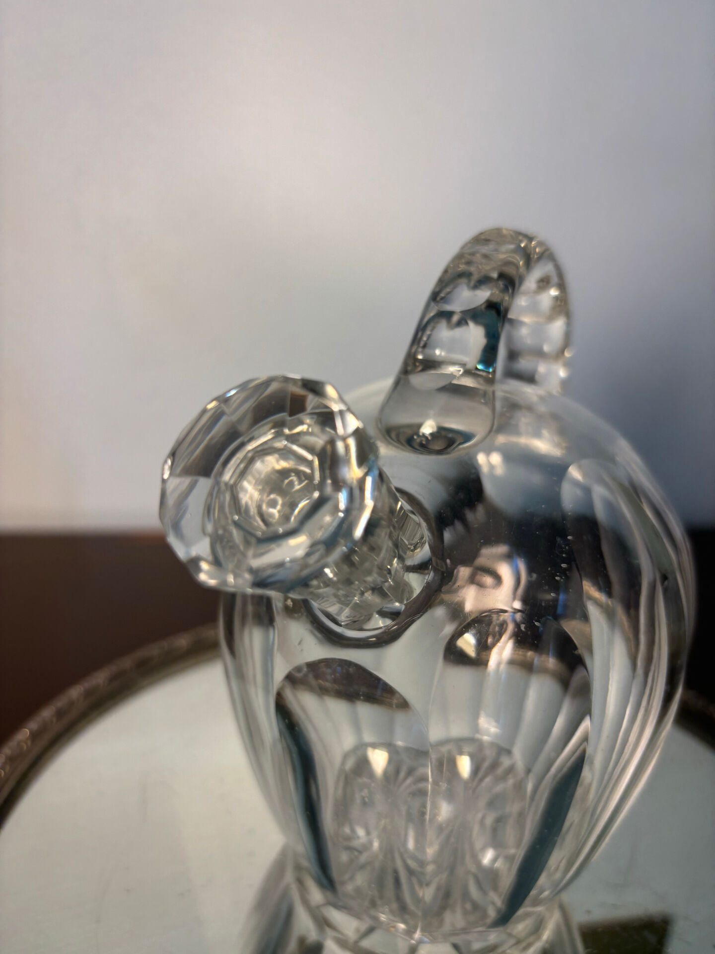 Carafe en cristal Saint Louis début 20eme