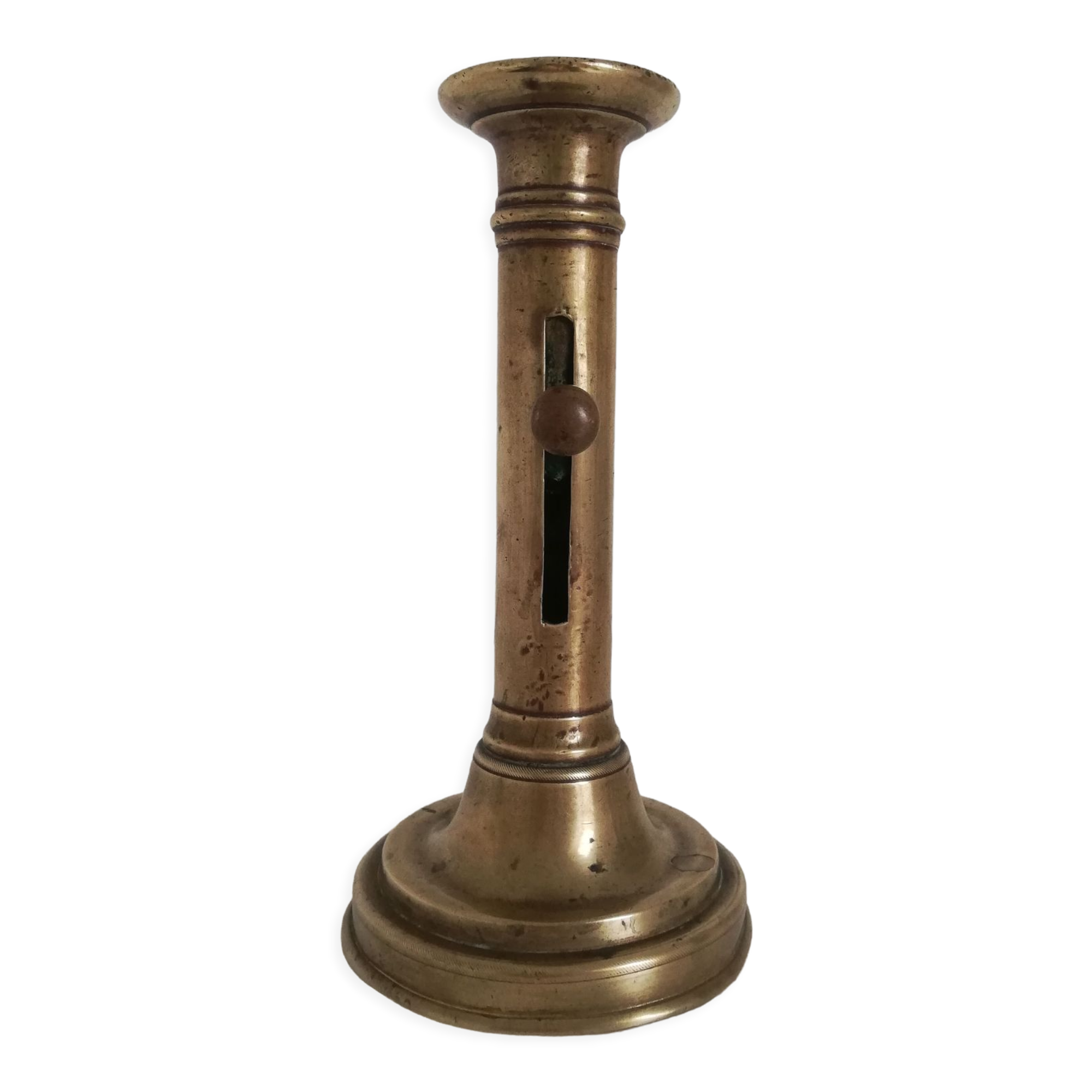 Vintage push candle holder