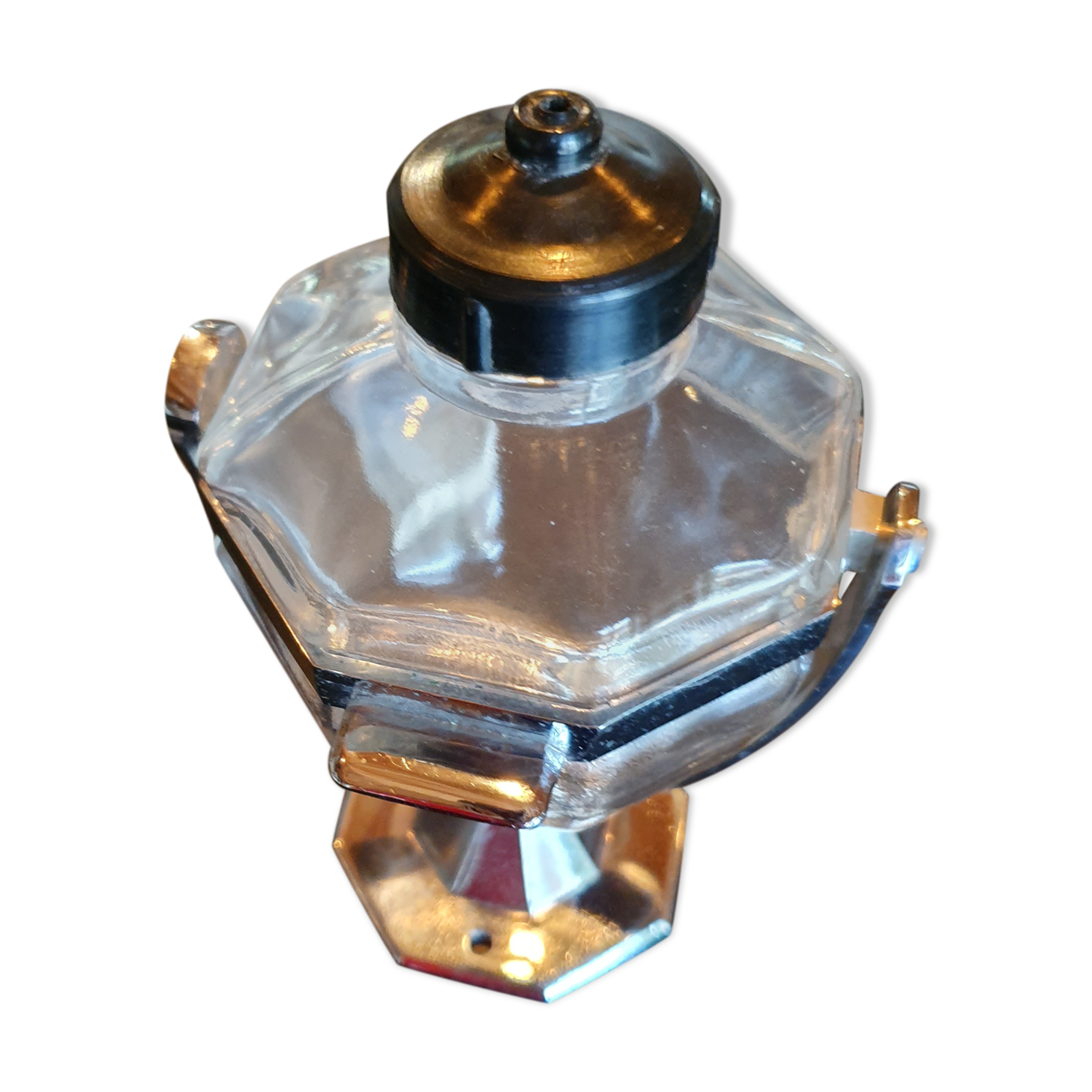 Art deco soap dispenser