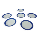 Swedish Stoneware Koka Plates by Hertha Bengtson for Rörstrand, 1960s, Set of 6