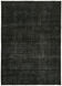Hand-knotted persian overdyed 1970s 291 cm x 400 cm black wool carpet