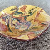 Glazed terracotta salad bowl