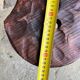 Vintage wooden stool with three legs Cottage Farm Stool