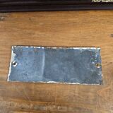 Enameled Office Plate - Old enameled plate