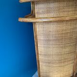 Vintage rattan bar