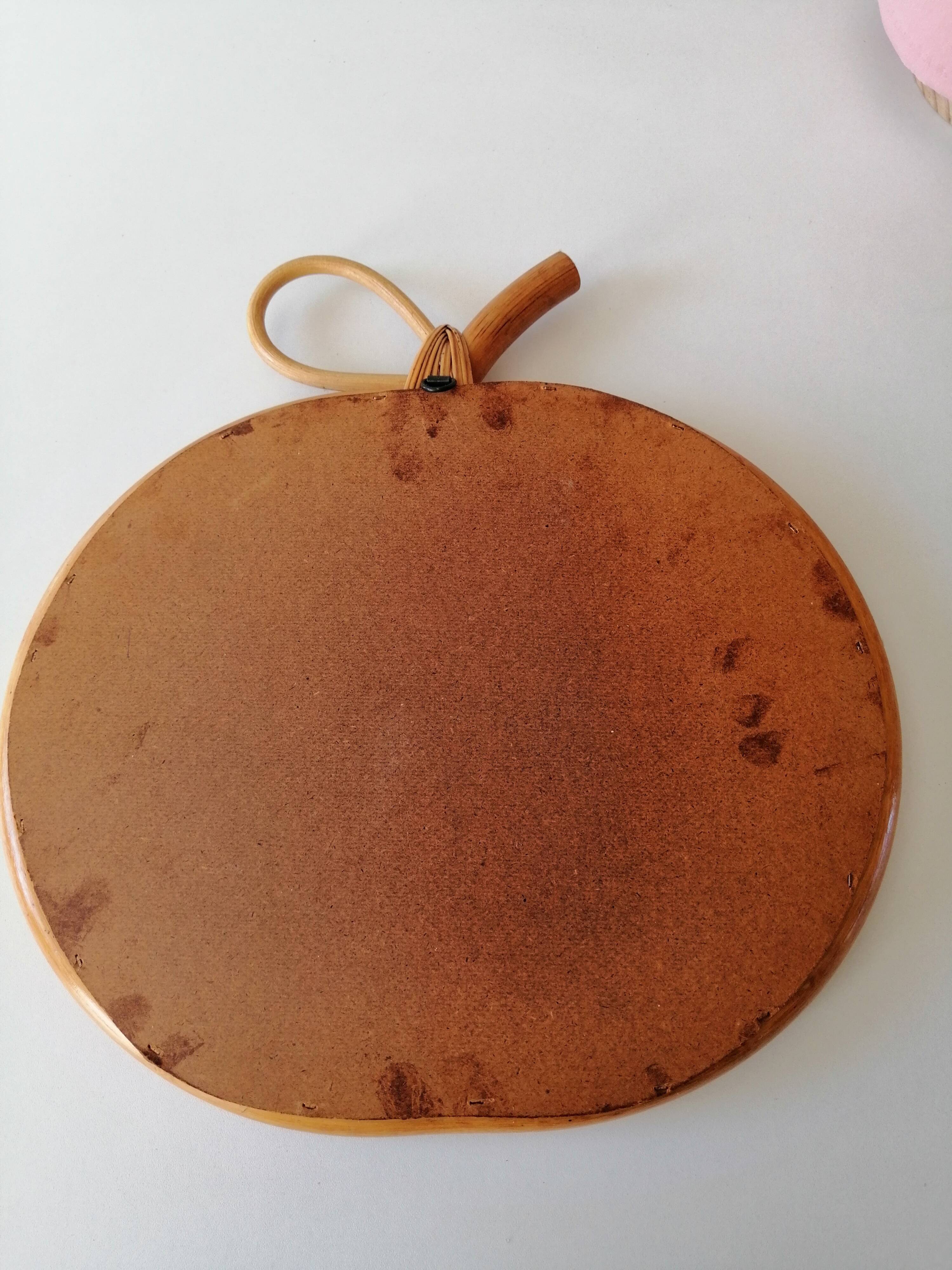 Vintage apple mirror