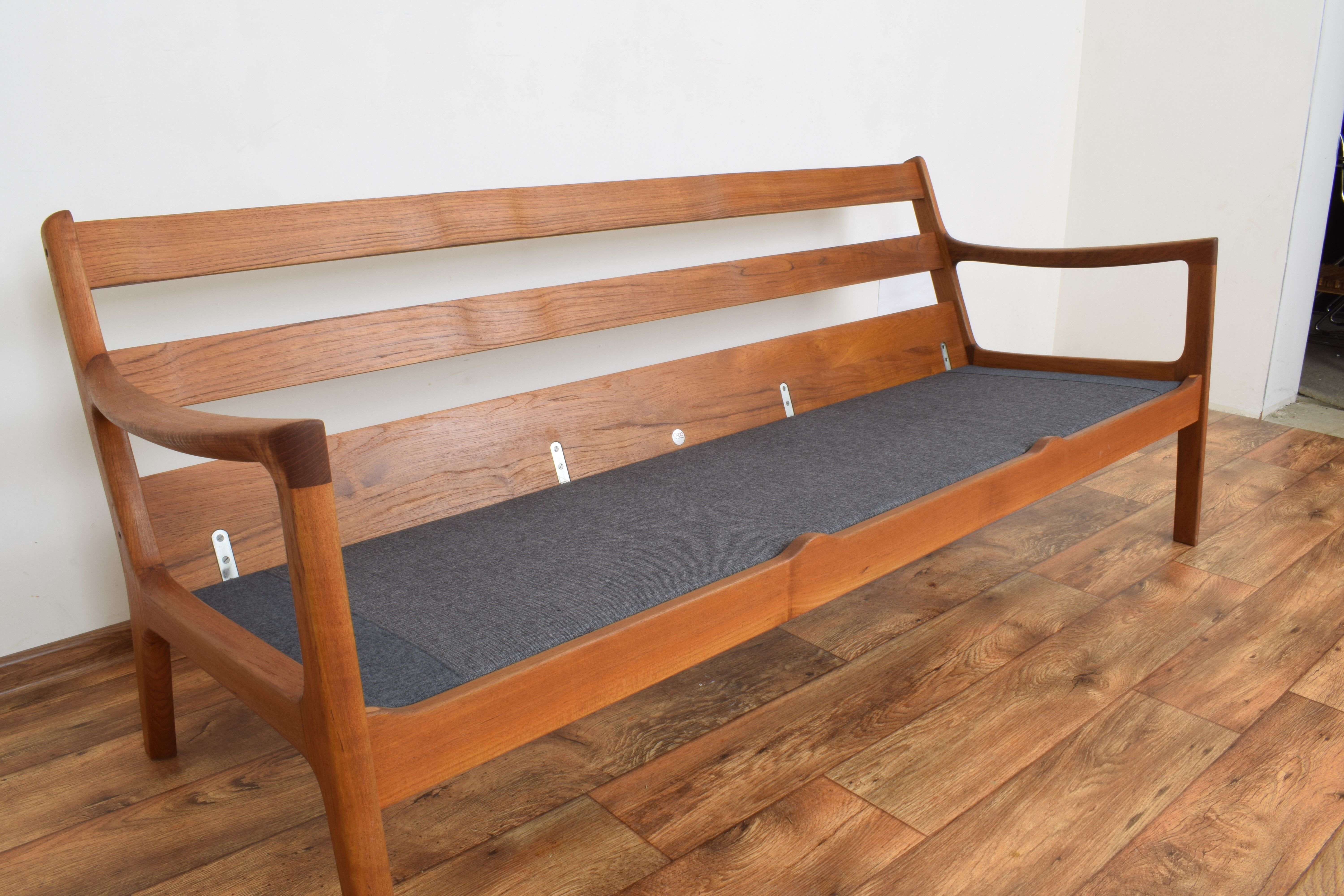 Danish teak Senator sofa by Ole Wanscher for Cado, 1960s