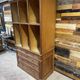 Workshop furniture in pitch pine - 1950s - Chest of drawers & Bookcase