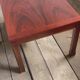 Modern Mahogany and Brazilian Rosewood Side Table Sweden circa 1960s