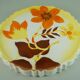 Cake plate by th. paetsch floral spray-painted decoration art deco