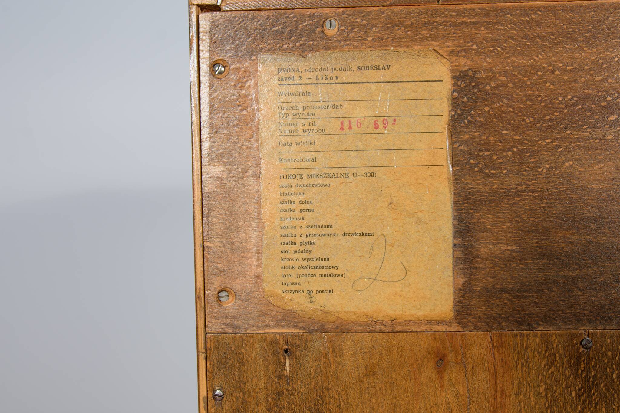 Ash & Walnut Wardrobe by Bohumil Landsman for Jitona, Czechoslovak, 1960s
