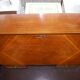 Office, Scandinavian slope secretary, satin wood and teak plating.