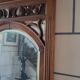 Elément de boiserie Miroir / Art Nouveau / Acajou