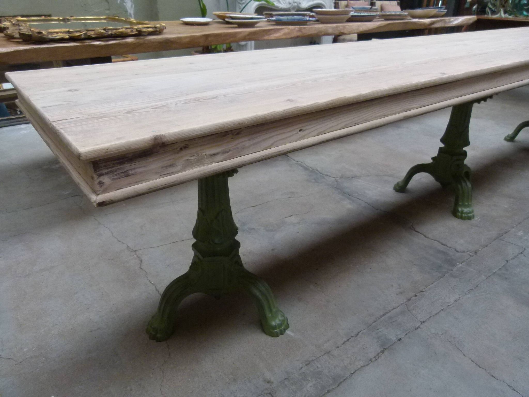 19th century wooden counter