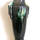 Art deco vase earthenware airain thulin