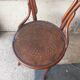 Curved wood bistro chair
