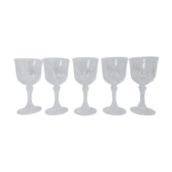 Set de 5 verres à eau en cristal 20cl