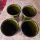 Vallauris model Vallauris orange cups Claude Paci set of 4