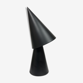 Black double cone lamp