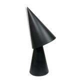 Lampe noire double cône