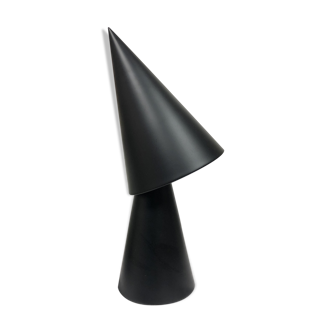 Black double cone lamp