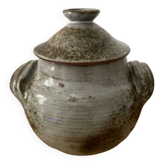 Stoneware soup tureen signed atch