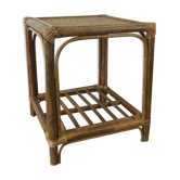 Table basse en rotin