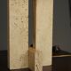 Mid-century table lamp in travertine, Italy, 1970s