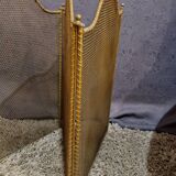 5-leaf brass fire screen