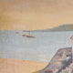 Painting old painting seaside man