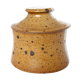 Beurrier à eau artisanal et rustique en grès pyrité