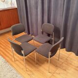 Set of four chairs, 1980s