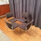 Set of four chairs, 1980s