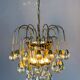 Gaetano Sciolari cascade chandelier for Venini, Murano glass drops, Italy, 1970s