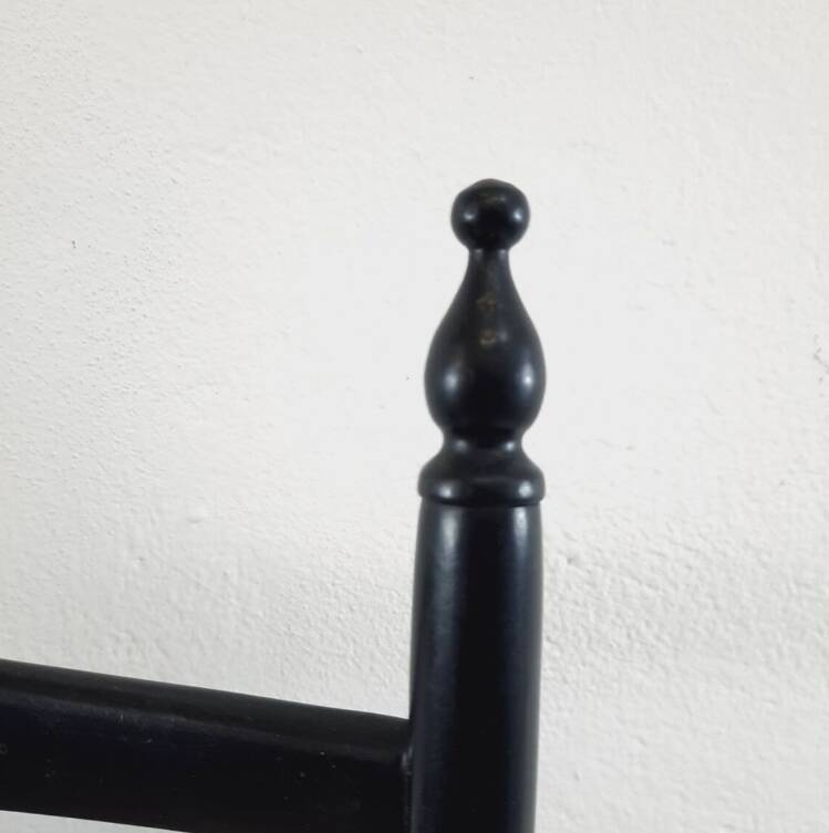 Pair of chiavarine chairs 40/50s high backrest