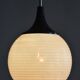 Mid-Century Chandelier in Chromed Steel and Opaline Glass, Czech, 1950s