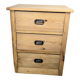 Small workshop cabinet with 3 pine drawers.