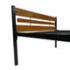 Vintage scandinavian bed daybed by Dico Holland 1960s teak metal