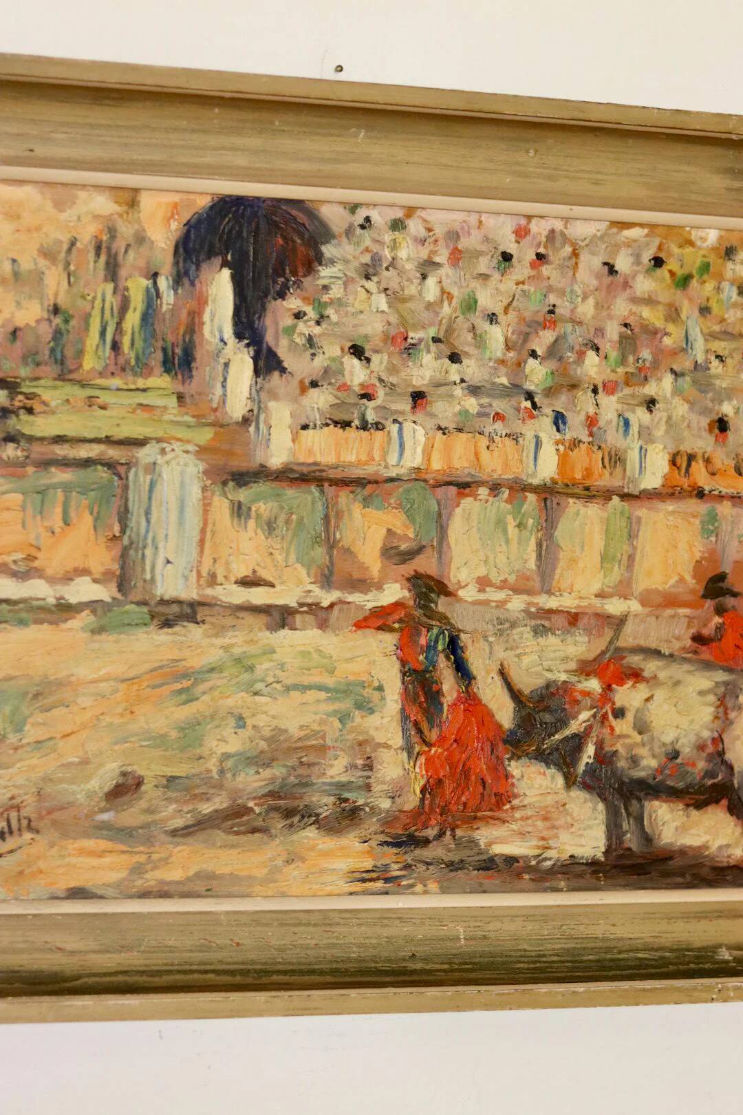 Oil painting on Swedish panel "Matador"