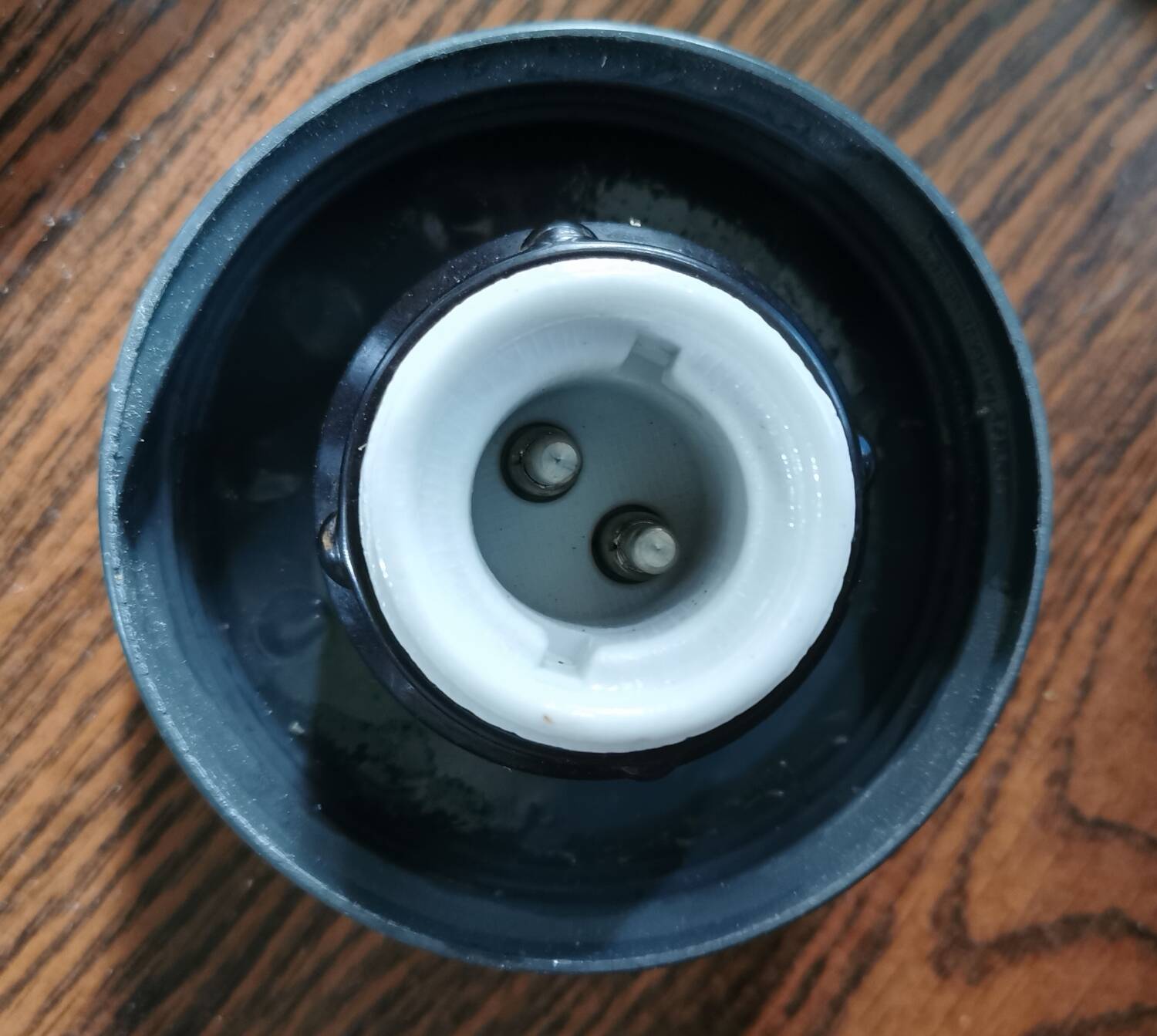 Vintage glass wall lamp